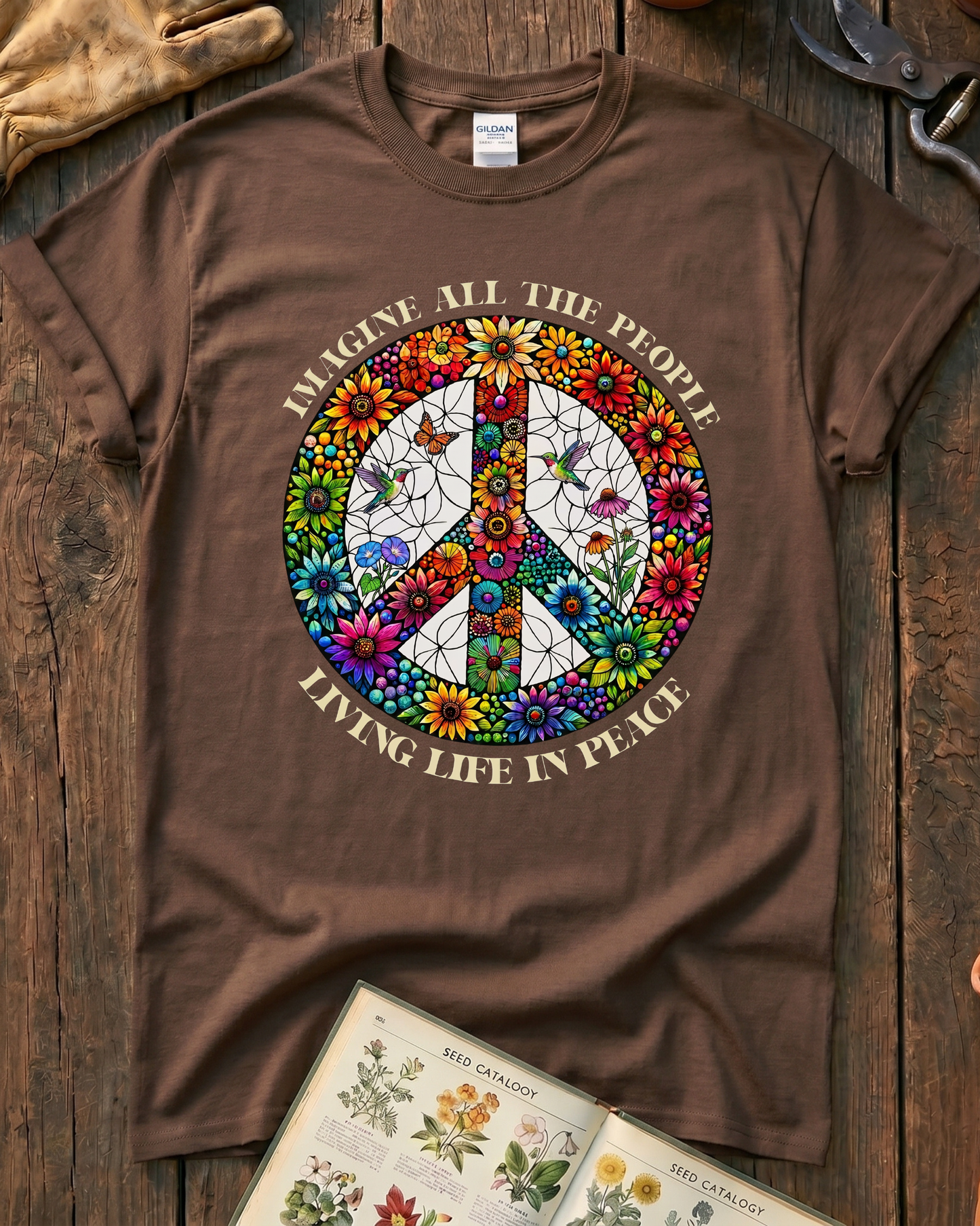 Groovy Peace Plant T-Shirt
