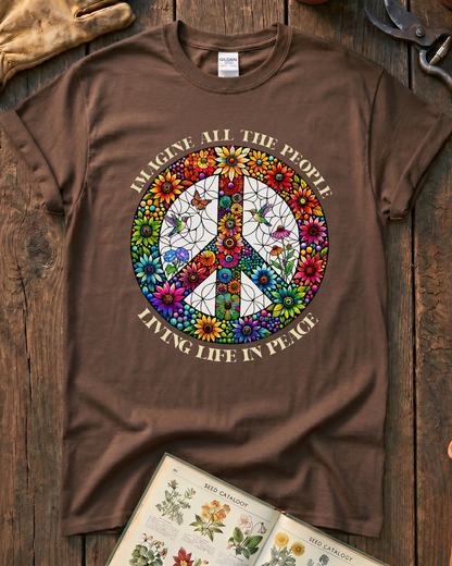 Groovy Peace Plant T-Shirt