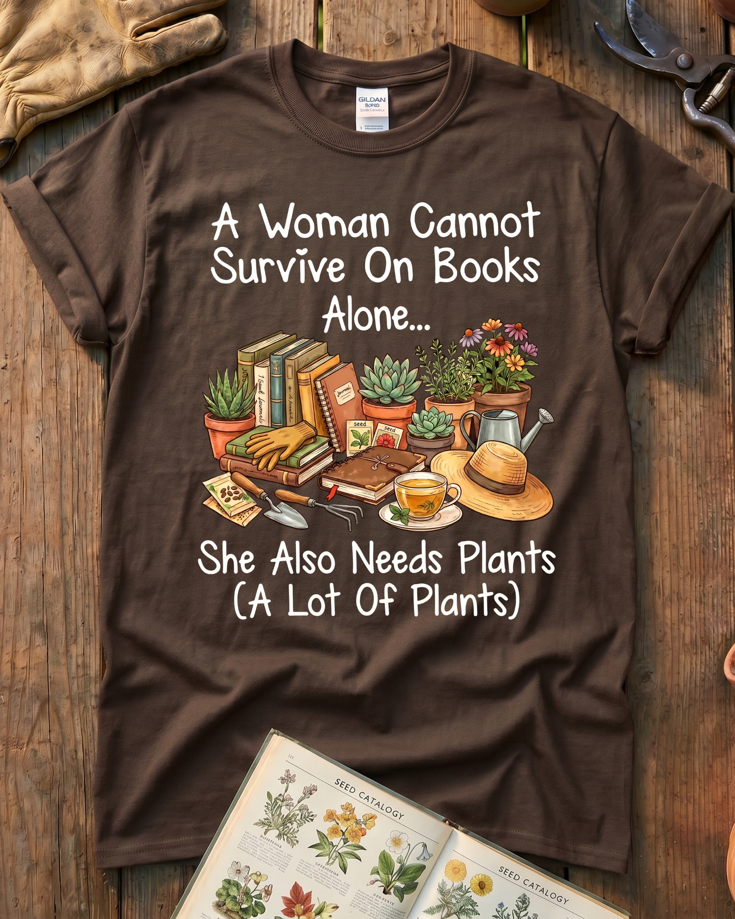 Vintage Botanical Wildflower Native Plants T-Shirt