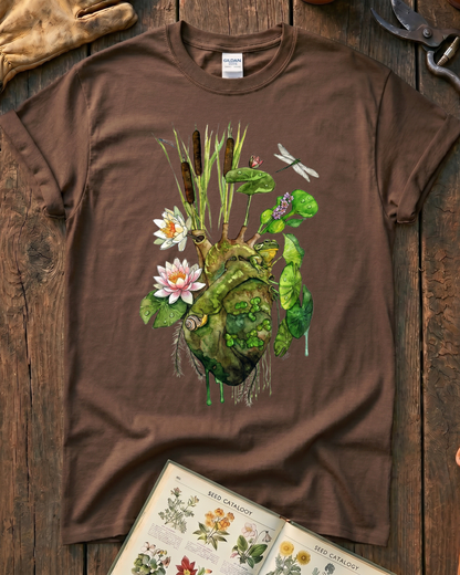Wetland Heart Nature T-Shirt