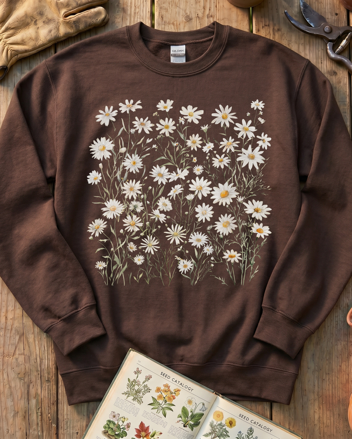 Daisy Flower Sweatshirt