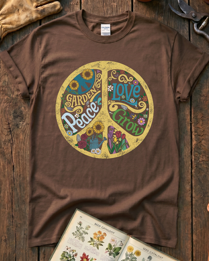 Garden Peace Love Grow T-Shirt