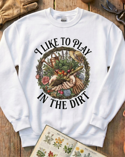 Gardening Tools Tee Plant Sweatshirt
