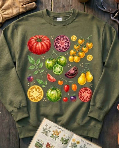 Botanical Tomato Harvest Sweatshirt