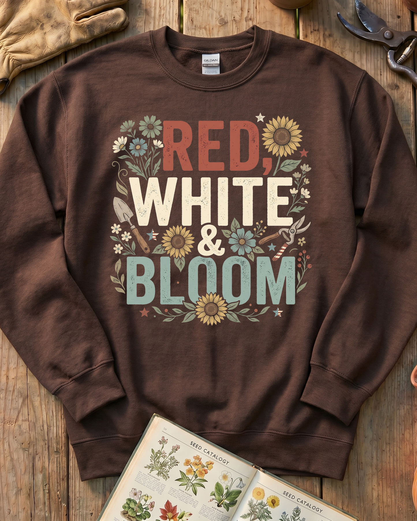 Red White & Bloom Sweatshirt