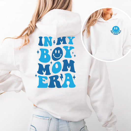 In My Boy Mom Era Hoodie
