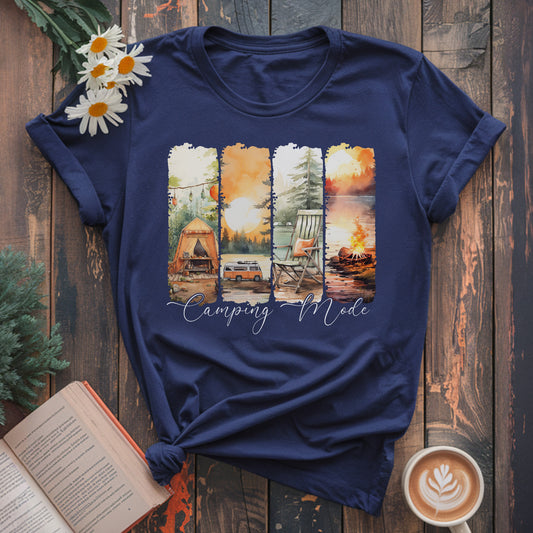 Lagerfeuer‑Abend Aquarell T‑Shirt