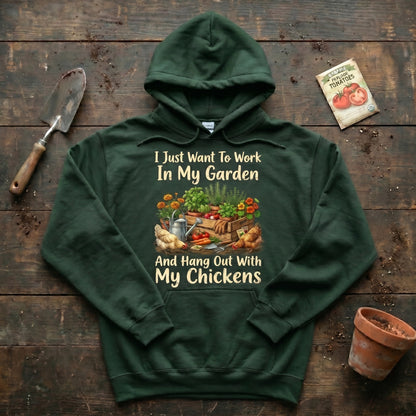 Garden & Chickens Hoodie