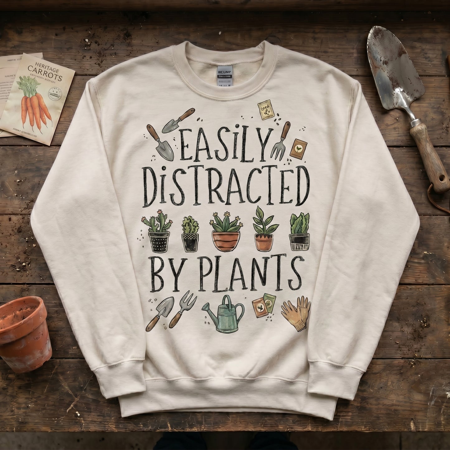 Easily Distracted by Plants Sweatshirt