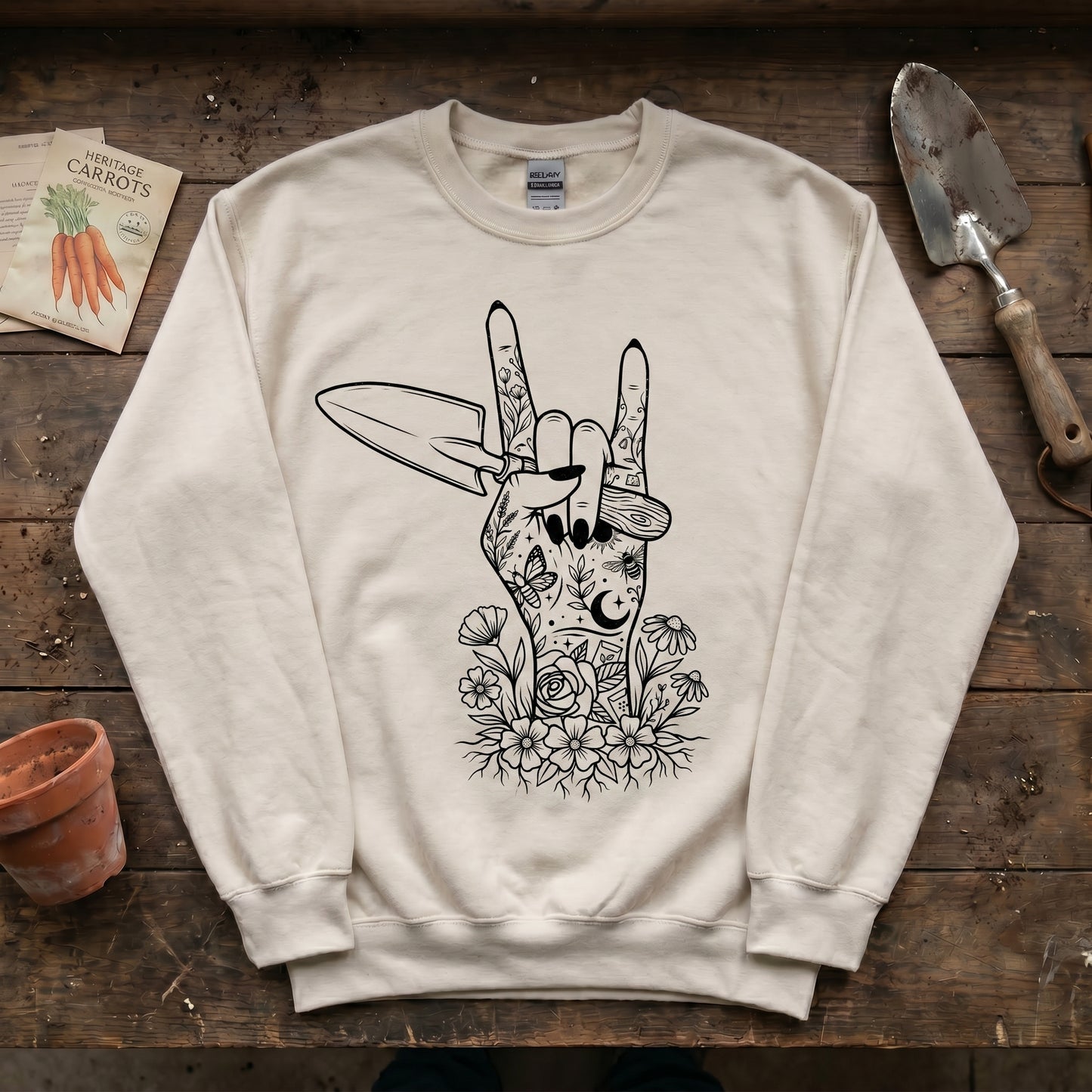 Gardening Rock Sweatshirt