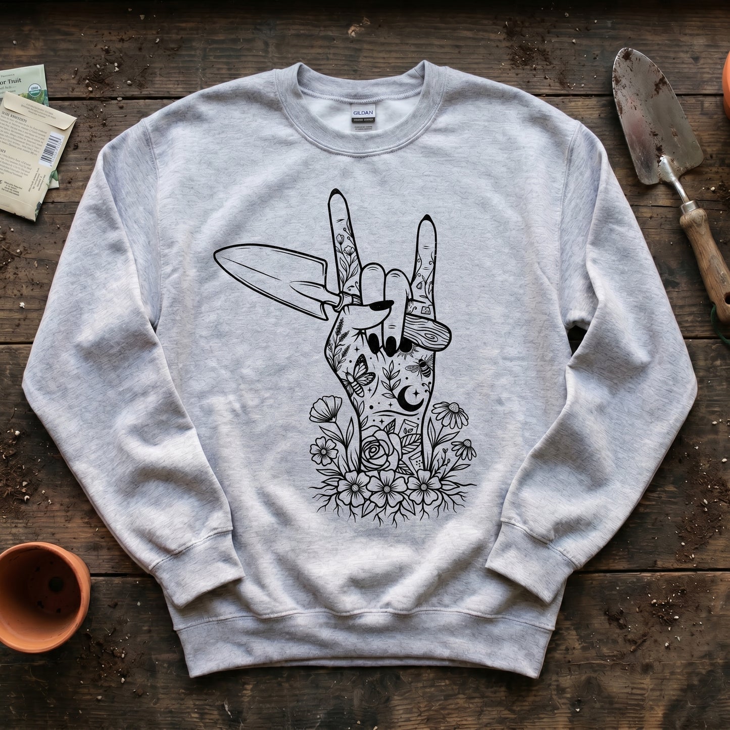 Gardening Rock Sweatshirt