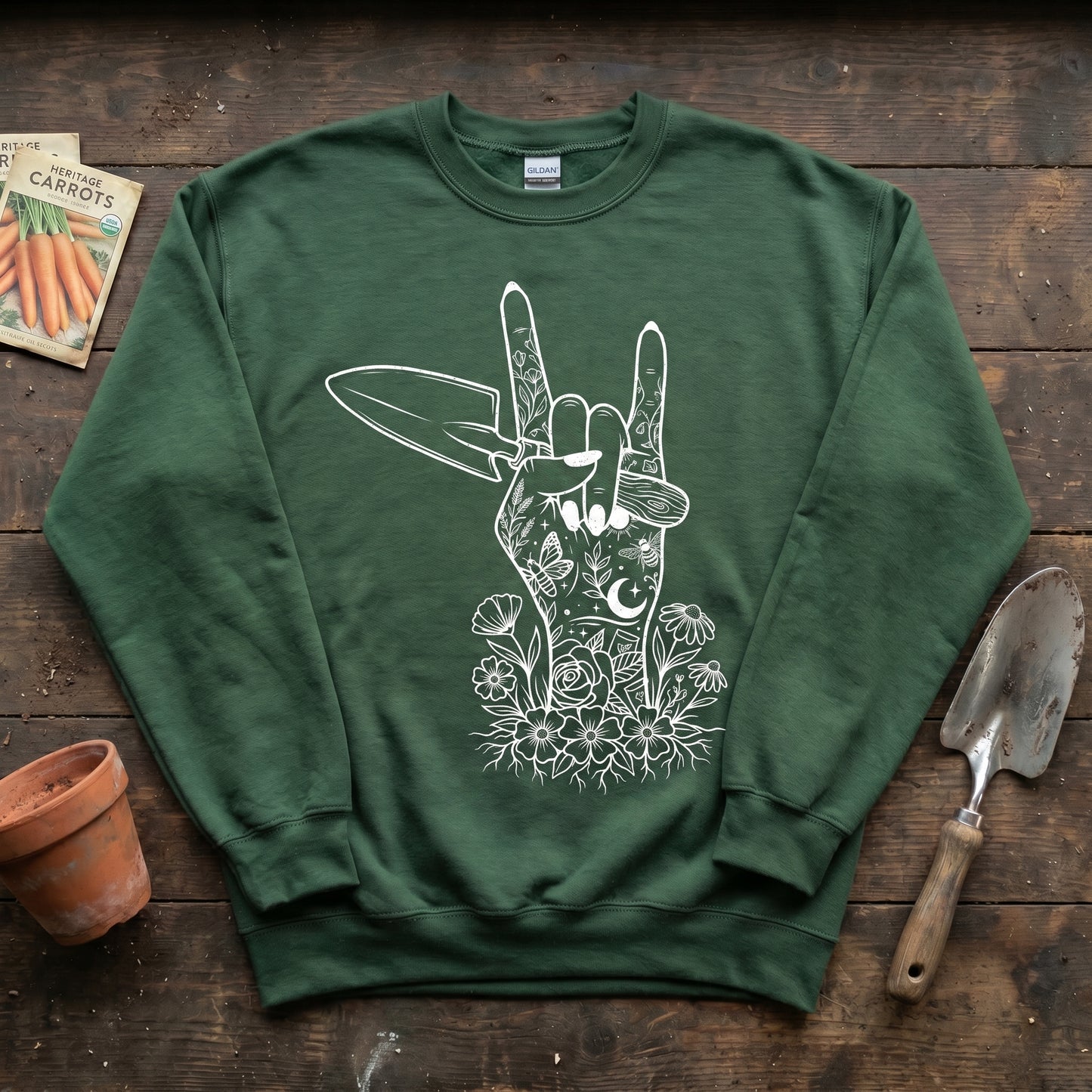 Gardening Rock Sweatshirt