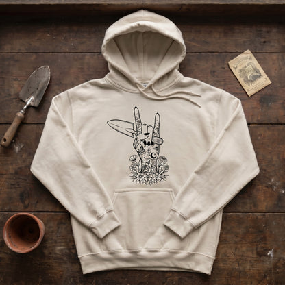 Gardening Rock Hoodie