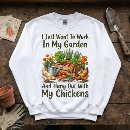 Garden & Chickens Sweatshirt