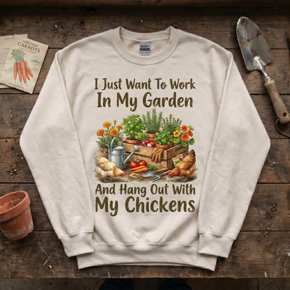 Garden & Chickens Sweatshirt