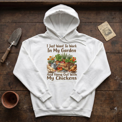 Garden & Chickens Hoodie