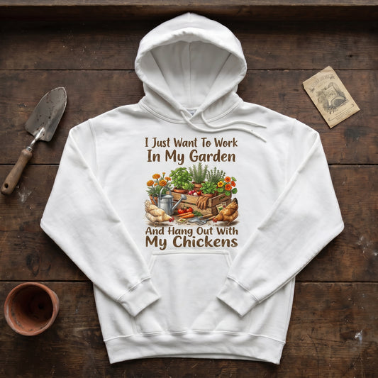 Garden & Chickens Hoodie