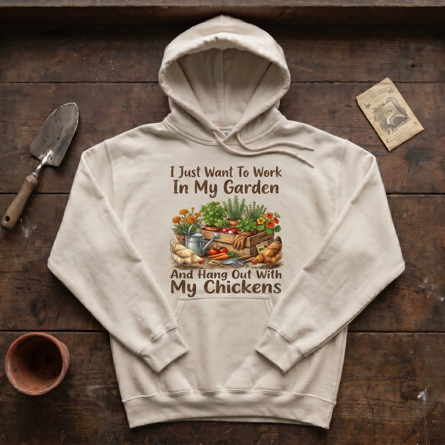 Garden & Chickens Hoodie