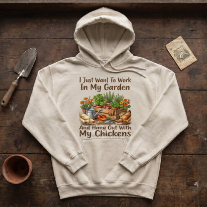 Garden & Chickens Hoodie