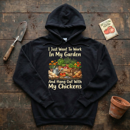 Garden & Chickens Hoodie
