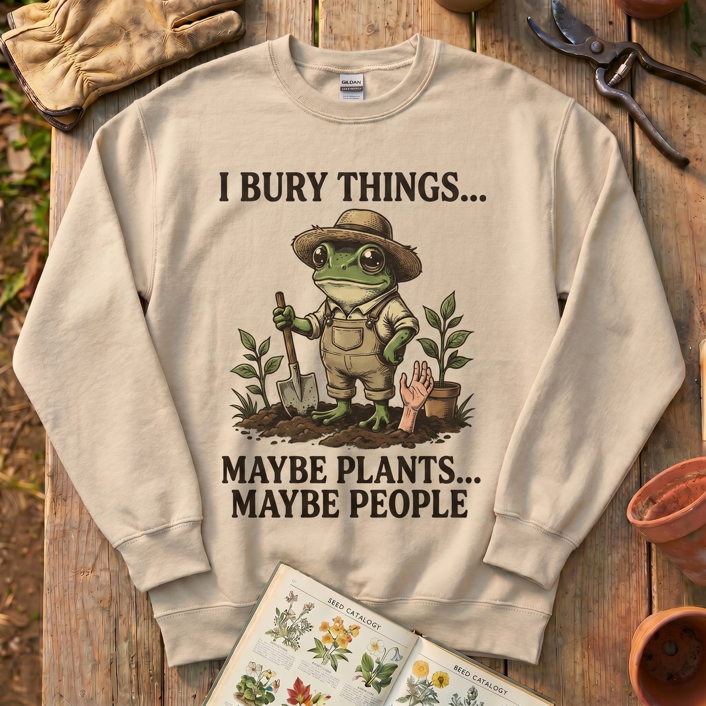Retro Sarcastic Gardening Sweatshirt
