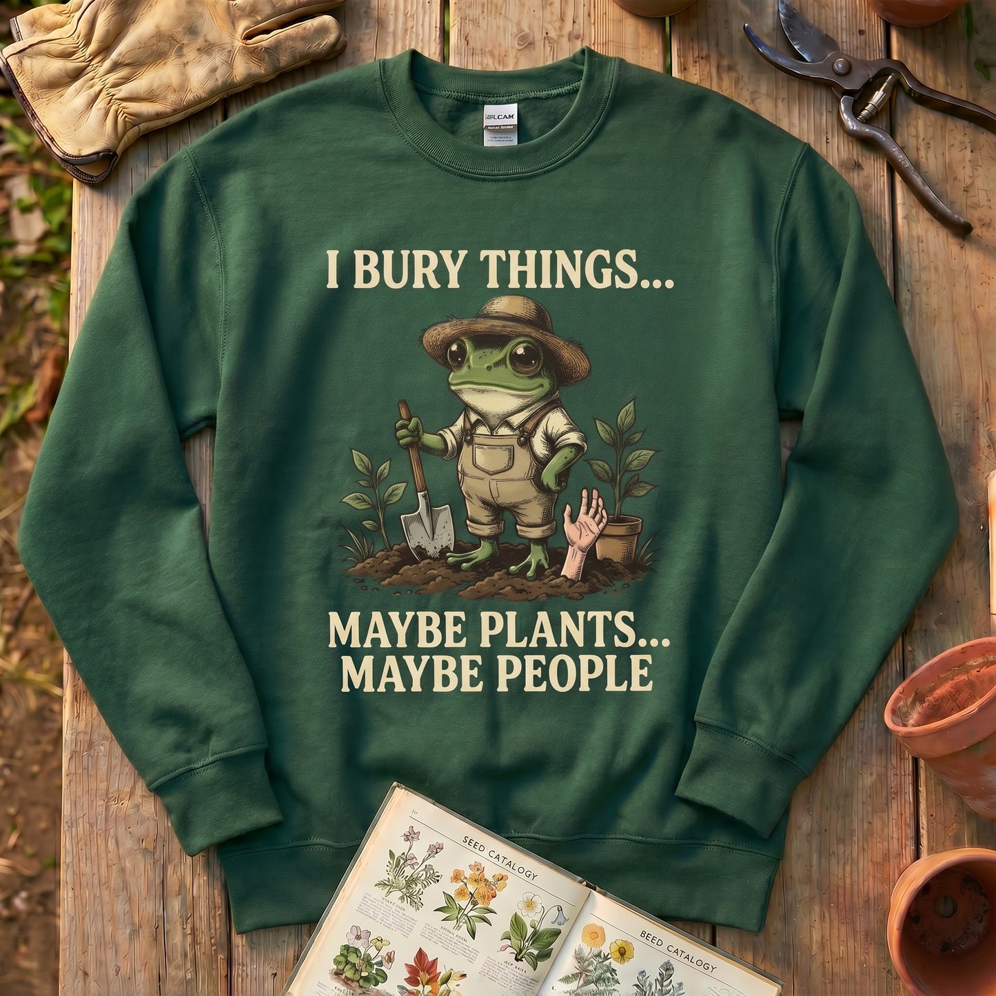 Retro Sarcastic Gardening Sweatshirt