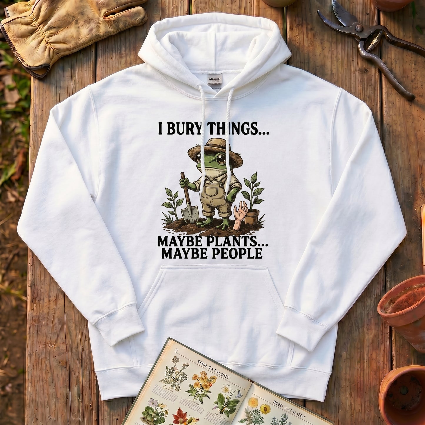 Retro Sarcastic Gardening Hoodie