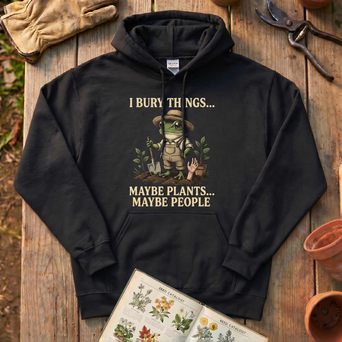Retro Sarcastic Gardening Hoodie