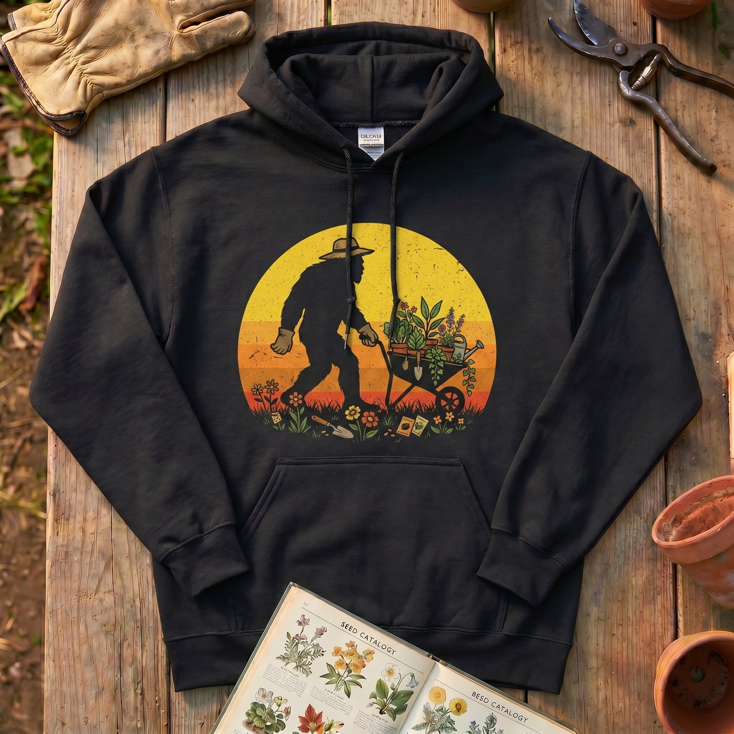 Bigfoot Gardening Hoodie
